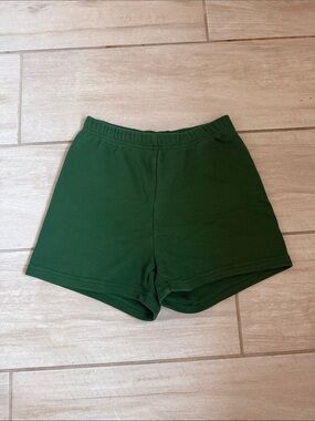 TNA Forest Green High-Rise Athletic Shorts